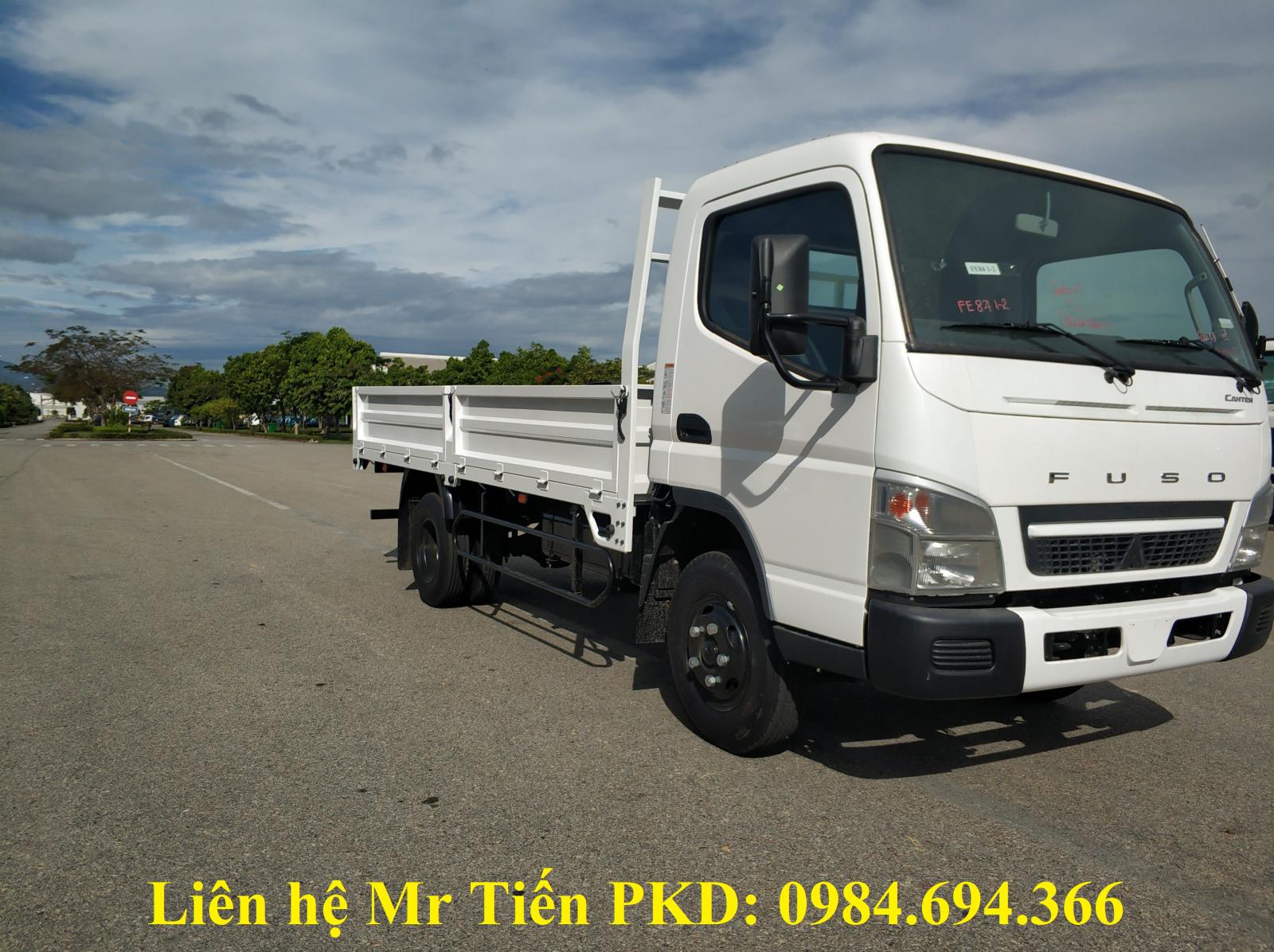 Mitsubishi Canter 2019 - Bán xe tải nhập khẩu Mitsubishi Canter 6.5 tải 3.4 tấn, thùng dài 4.3m, hỗ trợ trả góp 80%