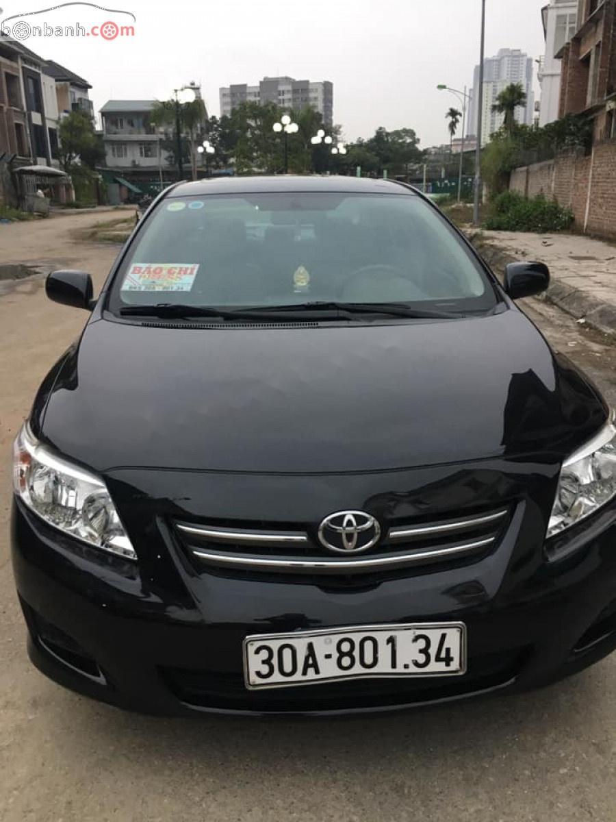 Toyota Corolla 2010 - Bán Toyota Corolla XLi 1.6 sản xuất 2010, màu đen, nhập khẩu  