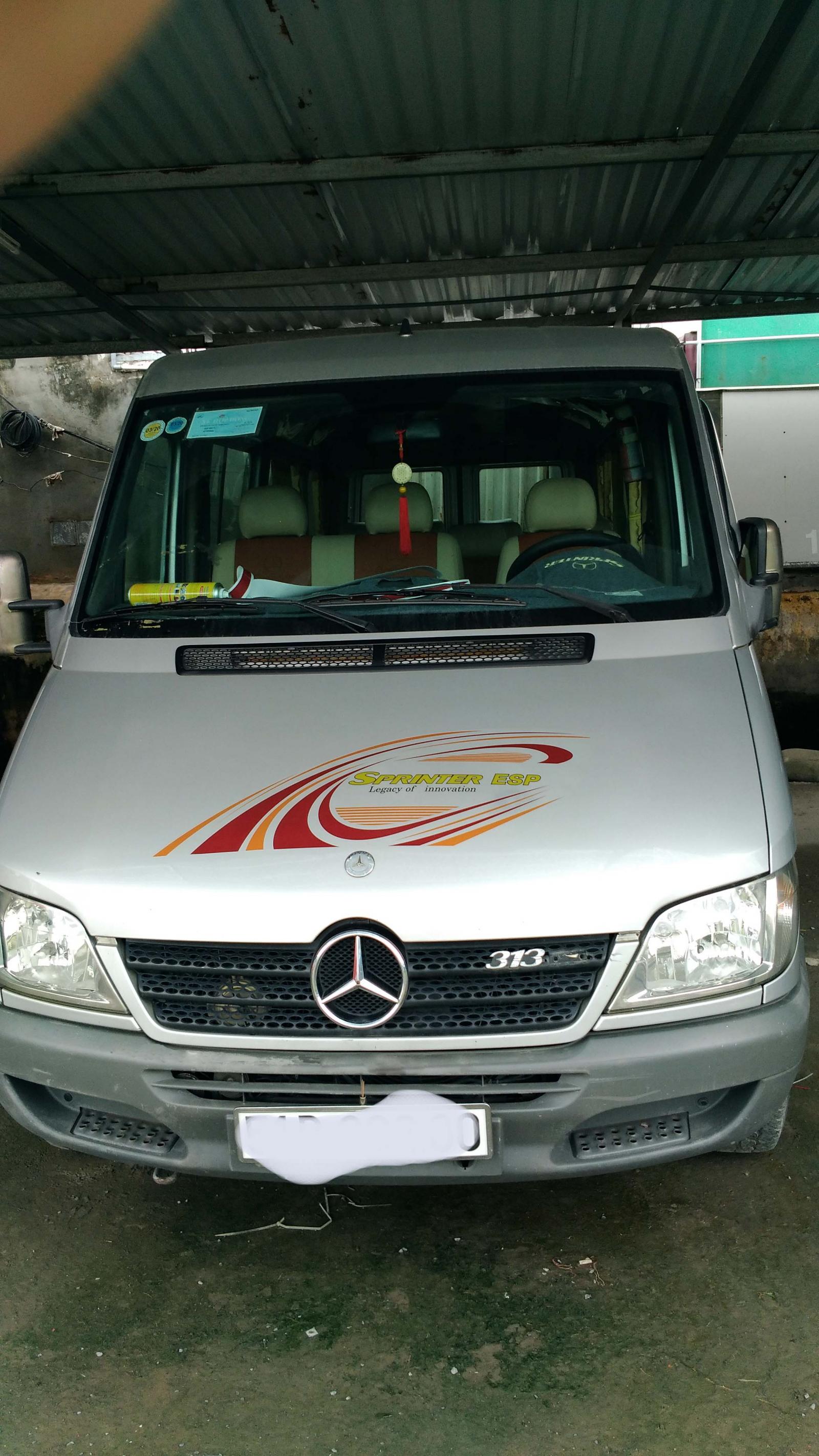 Mercedes-Benz Sprinter 2009 - Cần bán Mercedes 313 năm sản xuất 2009, màu bạc, giá chỉ 328 triệu