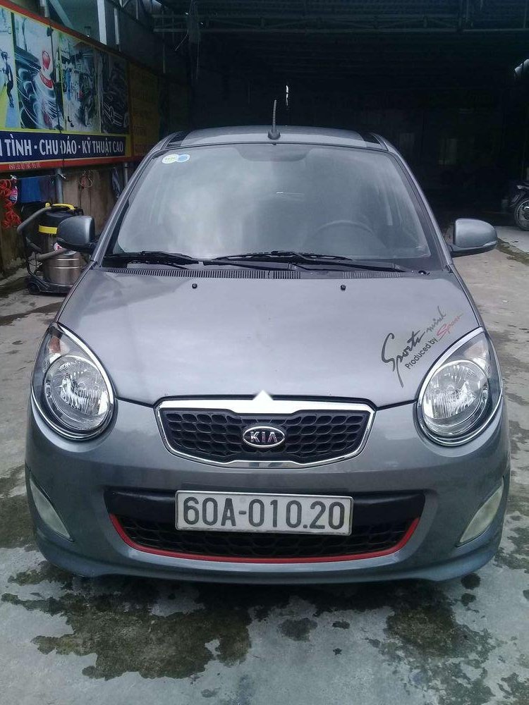 Kia Morning   2011 - Bán xe Kia Morning đời 2011, màu xám, giá tốt