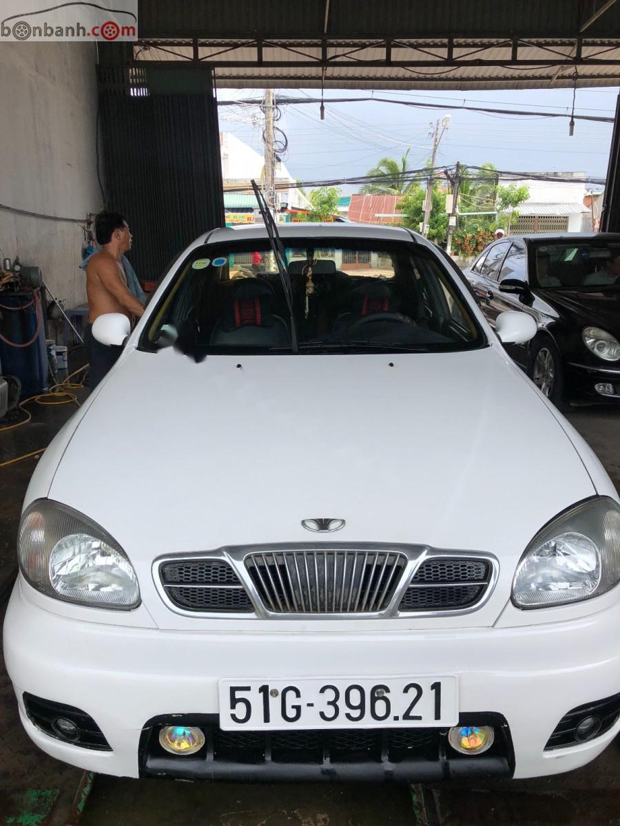 Daewoo Lanos LS 2003 - Bán Daewoo Lanos LS đời 2003, màu trắng, nhập khẩu  