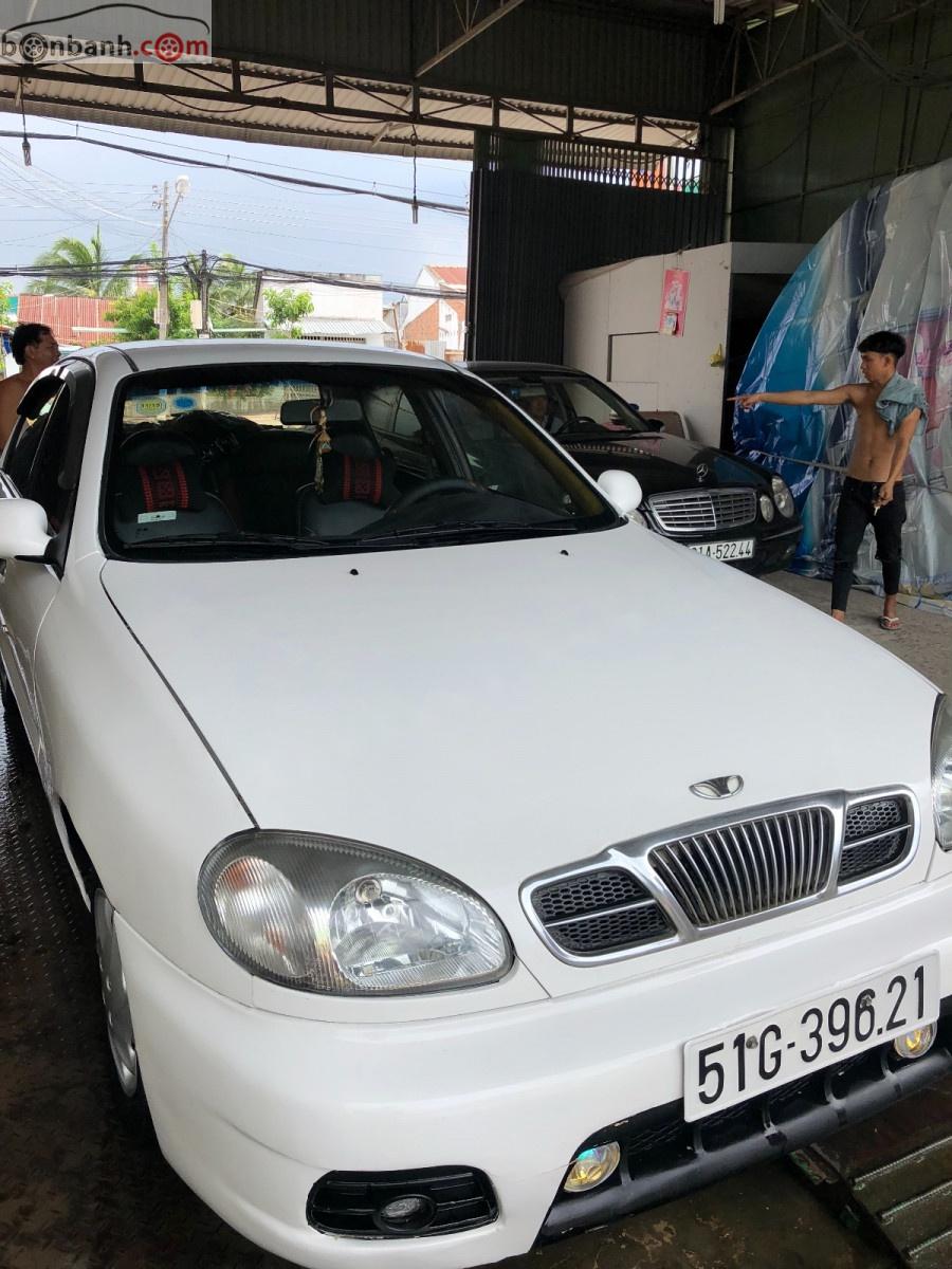 Daewoo Lanos LS 2003 - Bán Daewoo Lanos LS đời 2003, màu trắng, nhập khẩu  