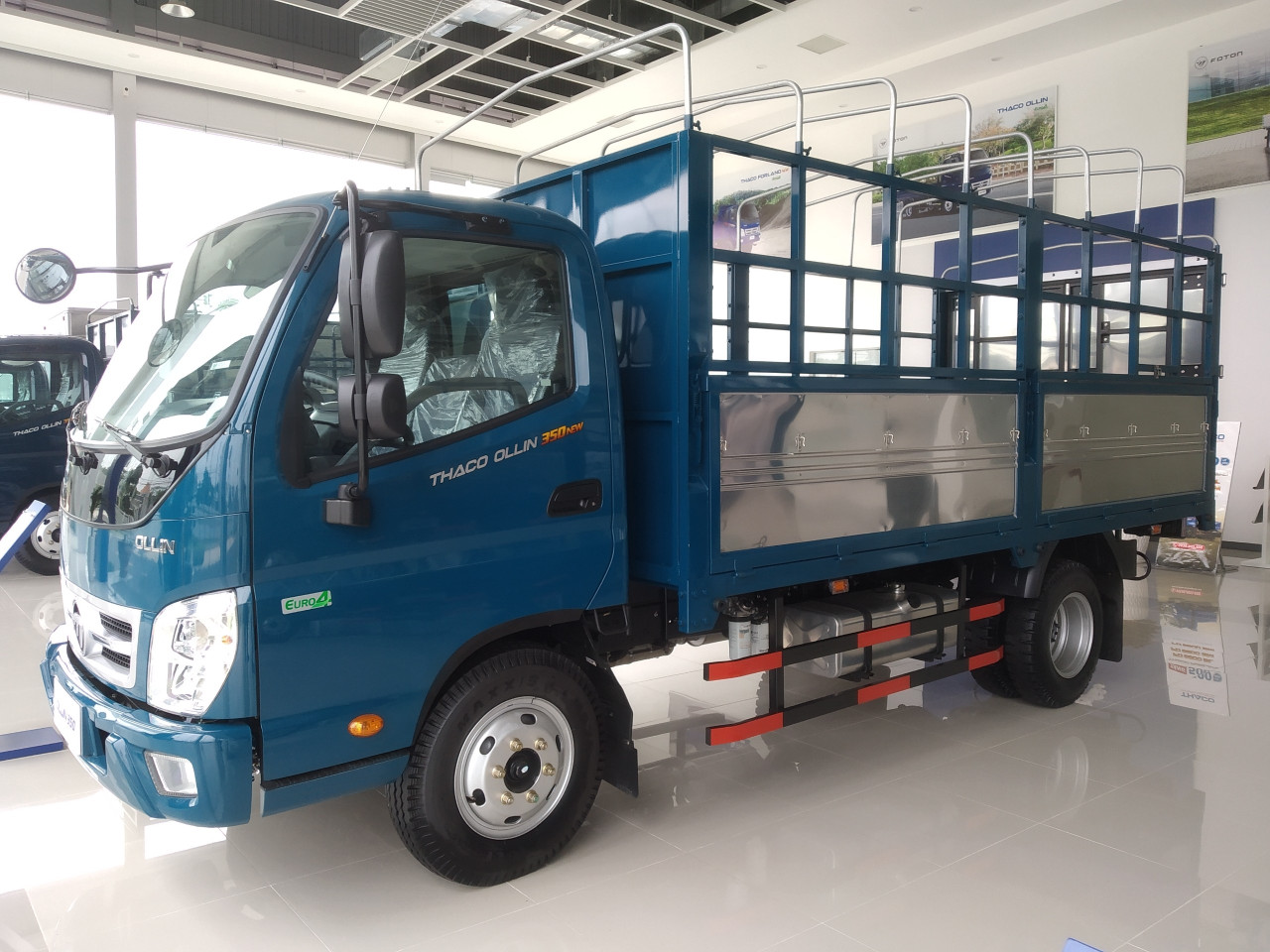 Thaco OLLIN 350.E4 2019 - Mua bán xe tải Thaco CN Isuzu 3,5 tấn, thùng 4,3m, tại Bà Rịa Vũng Tàu