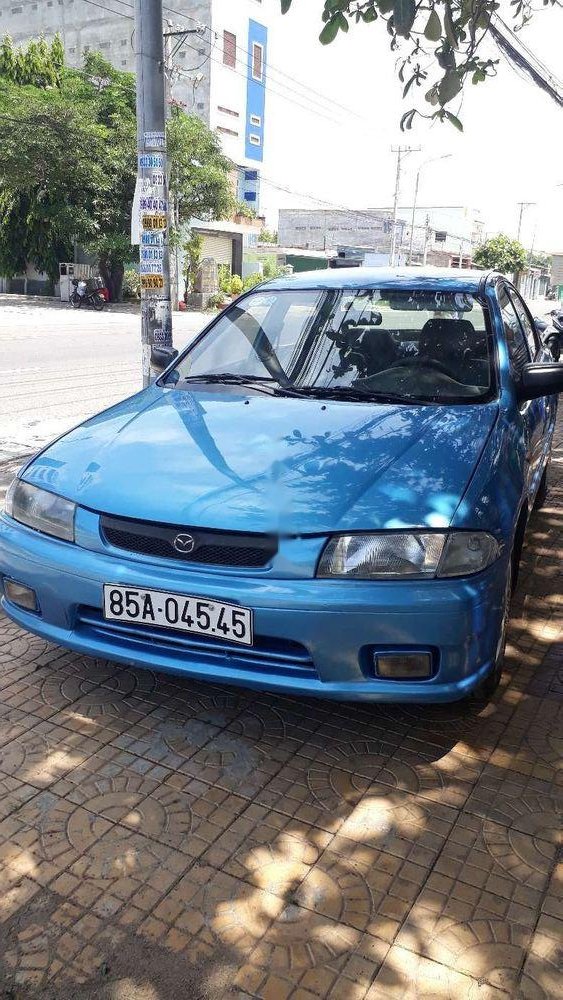 Mazda 323   2001 - Bán Mazda 323 đời 2001, màu xanh lam, giá chỉ 120 triệu