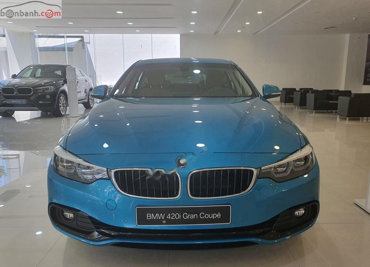 BMW 4 Series 420i Gran 2018 - Cần bán BMW 4 Series 420i Gran sản xuất 2018, màu xanh lam, xe nhập