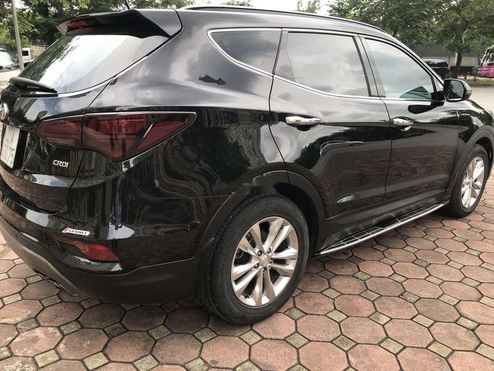 Hyundai Santa Fe     2018 - Cần bán xe Hyundai Santa Fe năm sản xuất 2018, màu đen