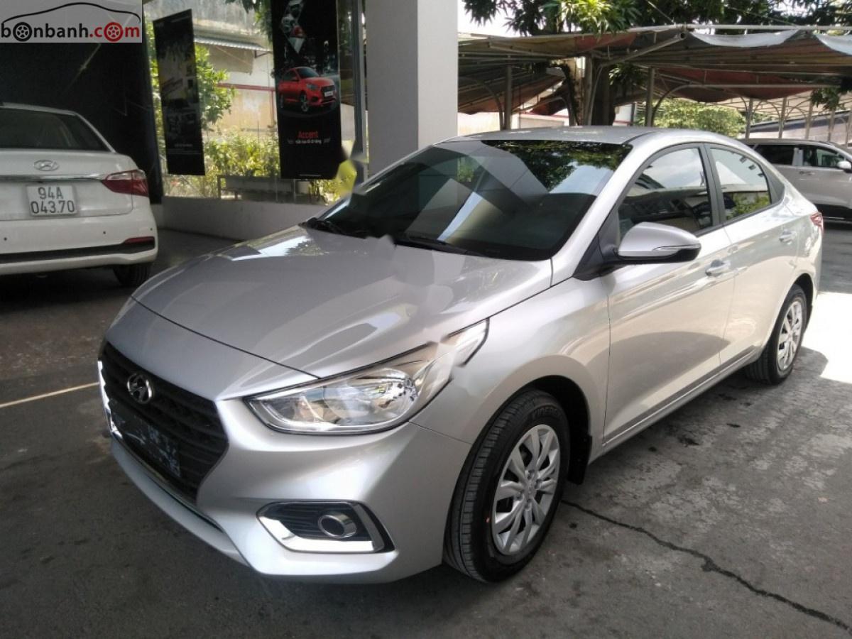 Hyundai Accent 1.4 MT Base 2019 - Cần bán xe Hyundai Accent 1.4 MT Base 2019, màu bạc