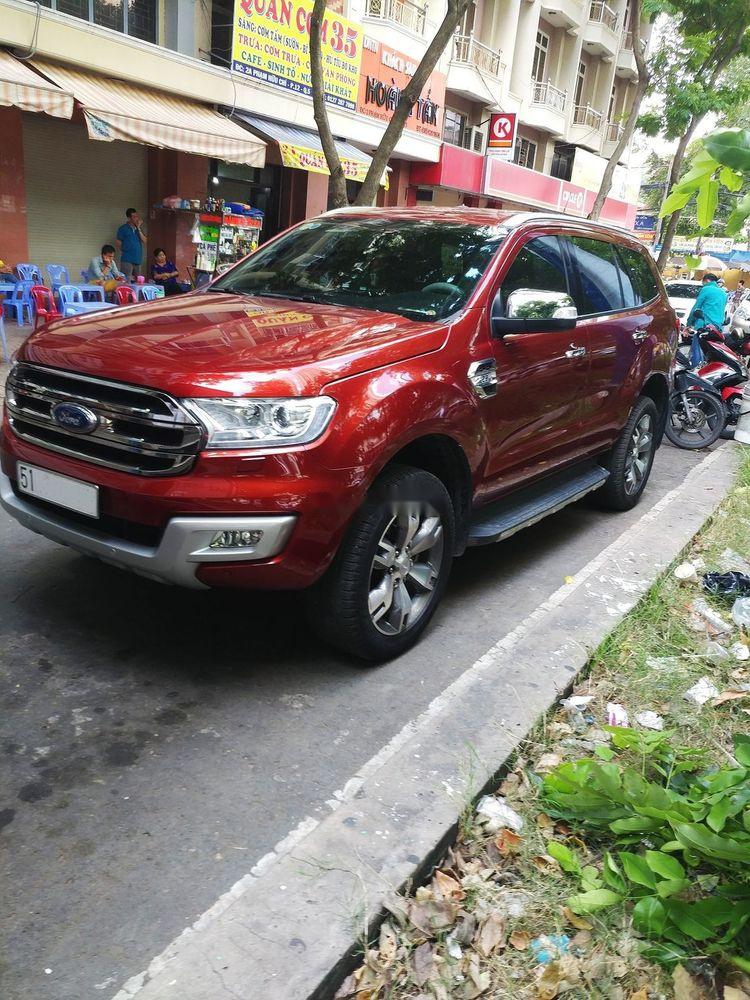 Ford Everest 2017 - Cần bán lại xe Ford Everest đời 2017, màu đỏ, nhập khẩu nguyên chiếc