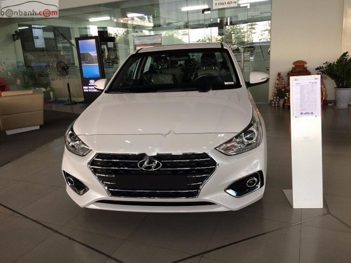 Hyundai Accent 1.4 AT 2019 - Cần bán xe Hyundai Accent 1.4 AT năm sản xuất 2019, màu trắng 