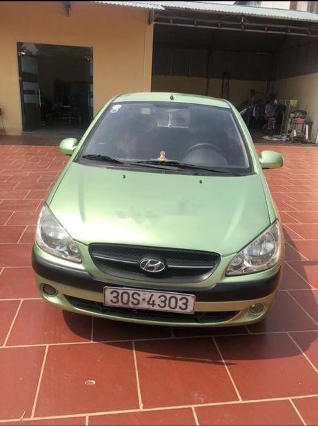 Hyundai Getz 2009 - Cần bán gấp Hyundai Getz đời 2009, màu xanh lục, nhập khẩu, xe gia đình