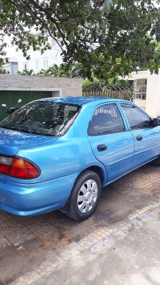 Mazda 323   2001 - Bán Mazda 323 đời 2001, màu xanh lam, giá chỉ 120 triệu