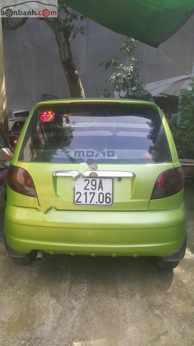 Daewoo Matiz SE 0.8 MT 2007 - Bán Daewoo Matiz SE 0.8 MT sản xuất năm 2007, màu xanh lam xe gia đình 