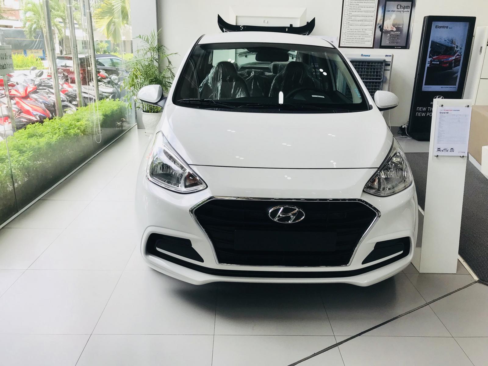 Hyundai Grand i10 2019 - Giao xe ngay + khuyến mãi 7 triệu phụ kiện + 110 triệu với Hyundai Grand i10, hotline: 0974 064 605