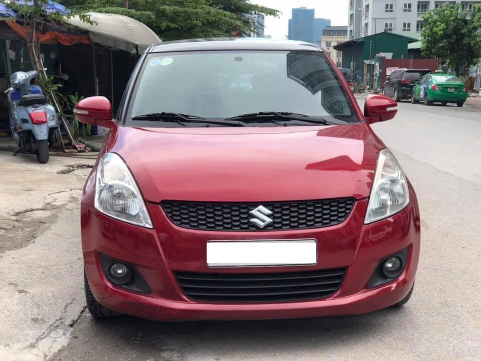 Suzuki Swift 2014 - Cần bán xe Suzuki Swift sản xuất 2014, màu đỏ, giá chỉ 390 triệu