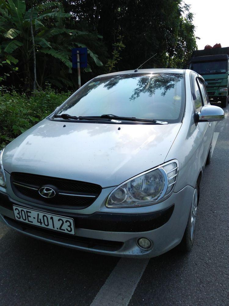 Hyundai Getz   2010 - Bán ô tô Hyundai Getz 2010, màu bạc, nhập khẩu