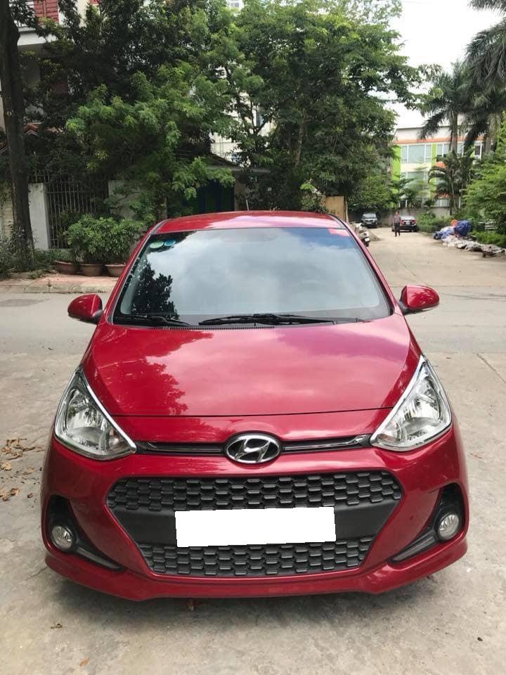 Hyundai Grand i10 2018 - Gia đình cần bán I10, sản xuất 2018, số sàn, mâm đúc, màu đỏ  