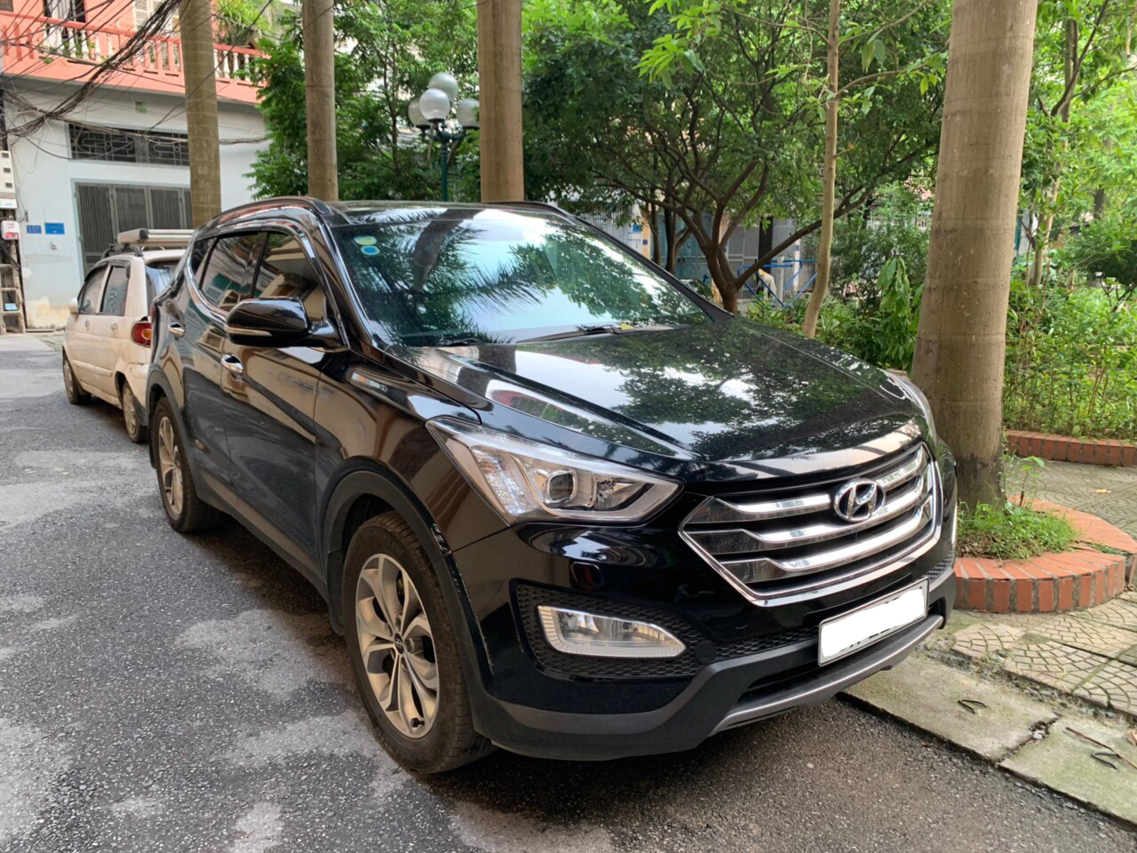 Hyundai Santa Fe 2014 - Giao ngay Hyundai Santafe 2014 màu đen, tư nhân chính chủ