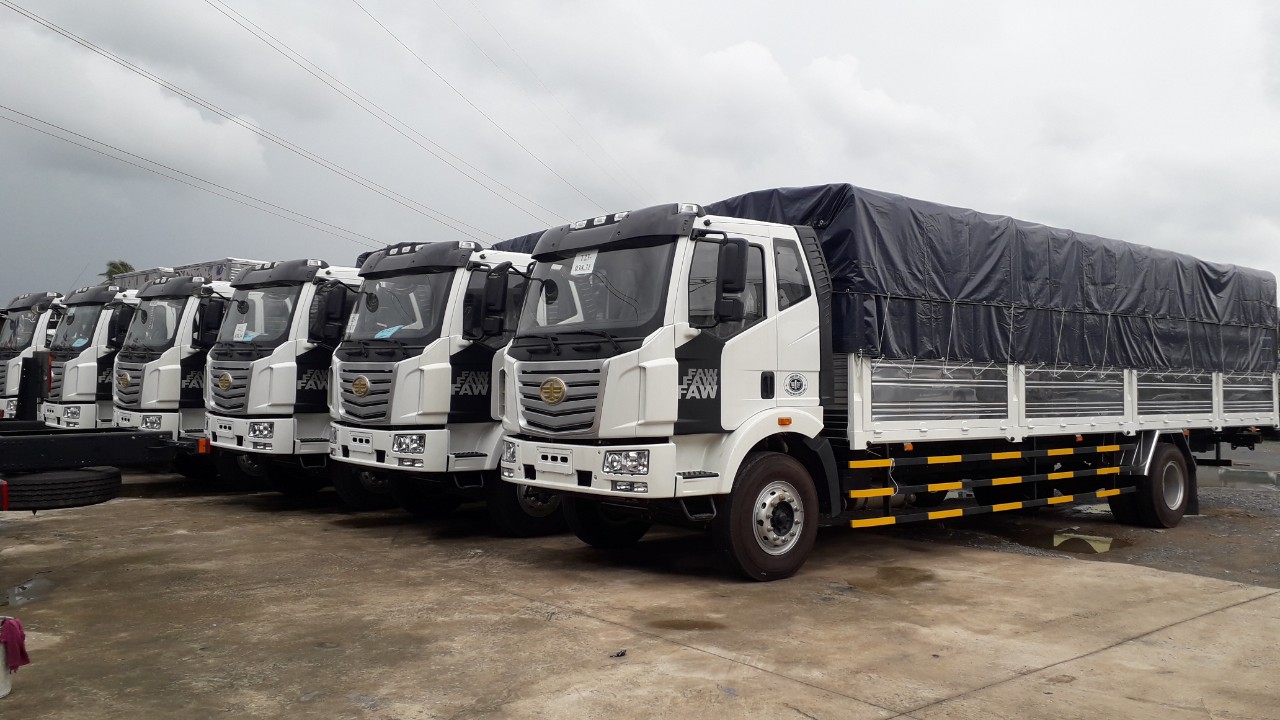 Howo La Dalat 2019 - Xe Faw thùng dài 9.7m đời 2019,xe tải Faw tải 8 tấn thùng dài