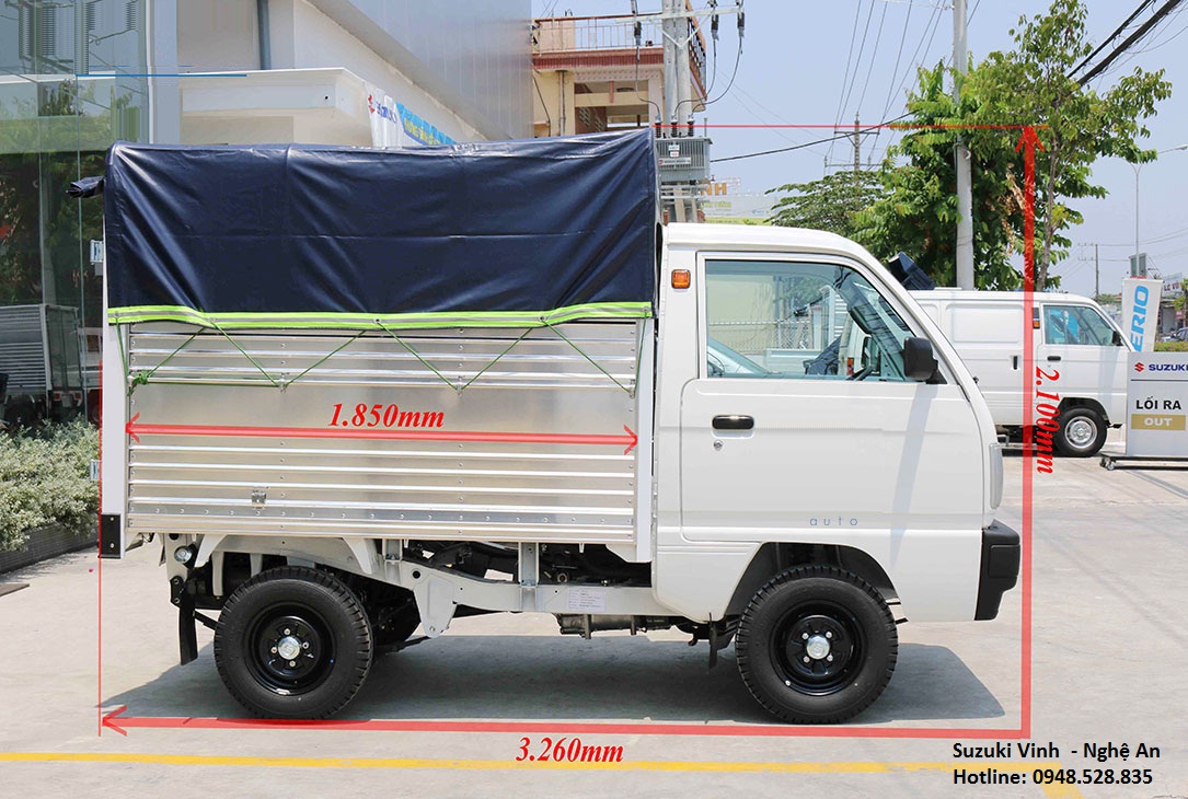 Suzuki Super Carry Truck 2019 - Suzuki Vinh-Nghệ An hotline: 0948528835 bán xe tải Suzuki 9 tạ, 5 tạ giá rẻ nhất Nghệ An tổng khuyến mãi đến 12 triệu