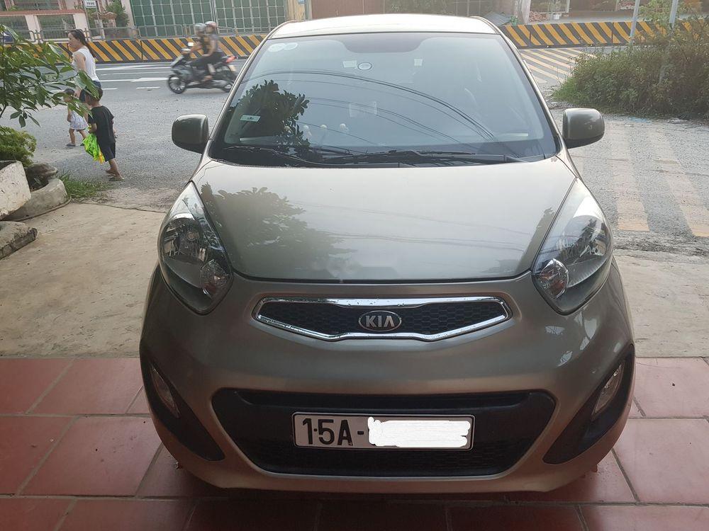 Kia Morning 2013 - Cần bán lại xe Kia Morning sản xuất năm 2013, màu xám