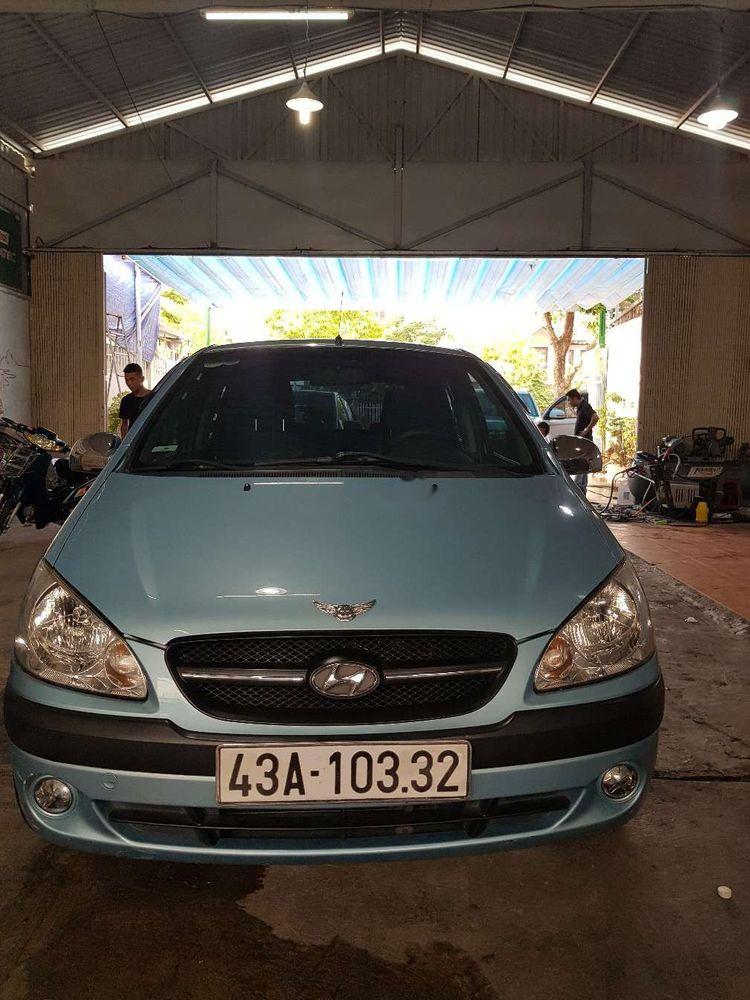 Hyundai Getz   2009 - Bán Hyundai Getz năm sản xuất 2009, màu xanh lam, nhập khẩu Hàn Quốc 