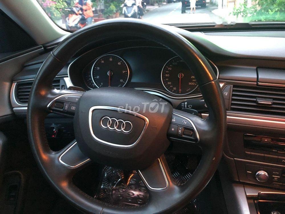 Audi A6     2012 - Xe Audi A6 sản xuất 2012, màu trắng, nhập khẩu như mới