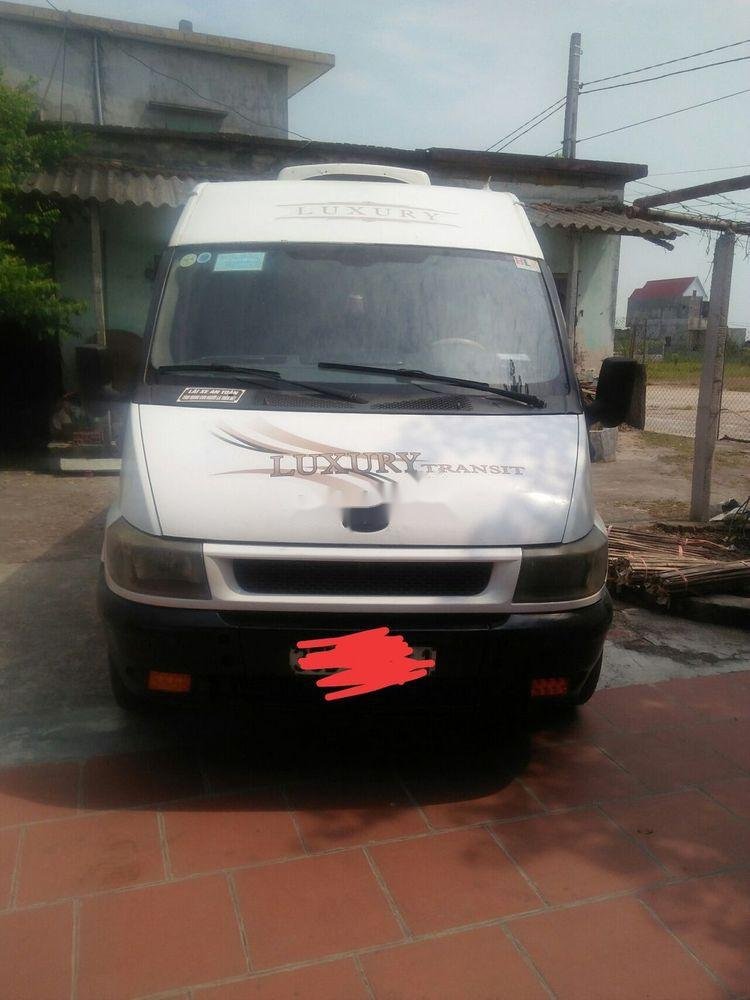 Ford Transit 2004 - Bán Ford Transit đời 2004, màu trắng, 16 chỗ, xe đẹp