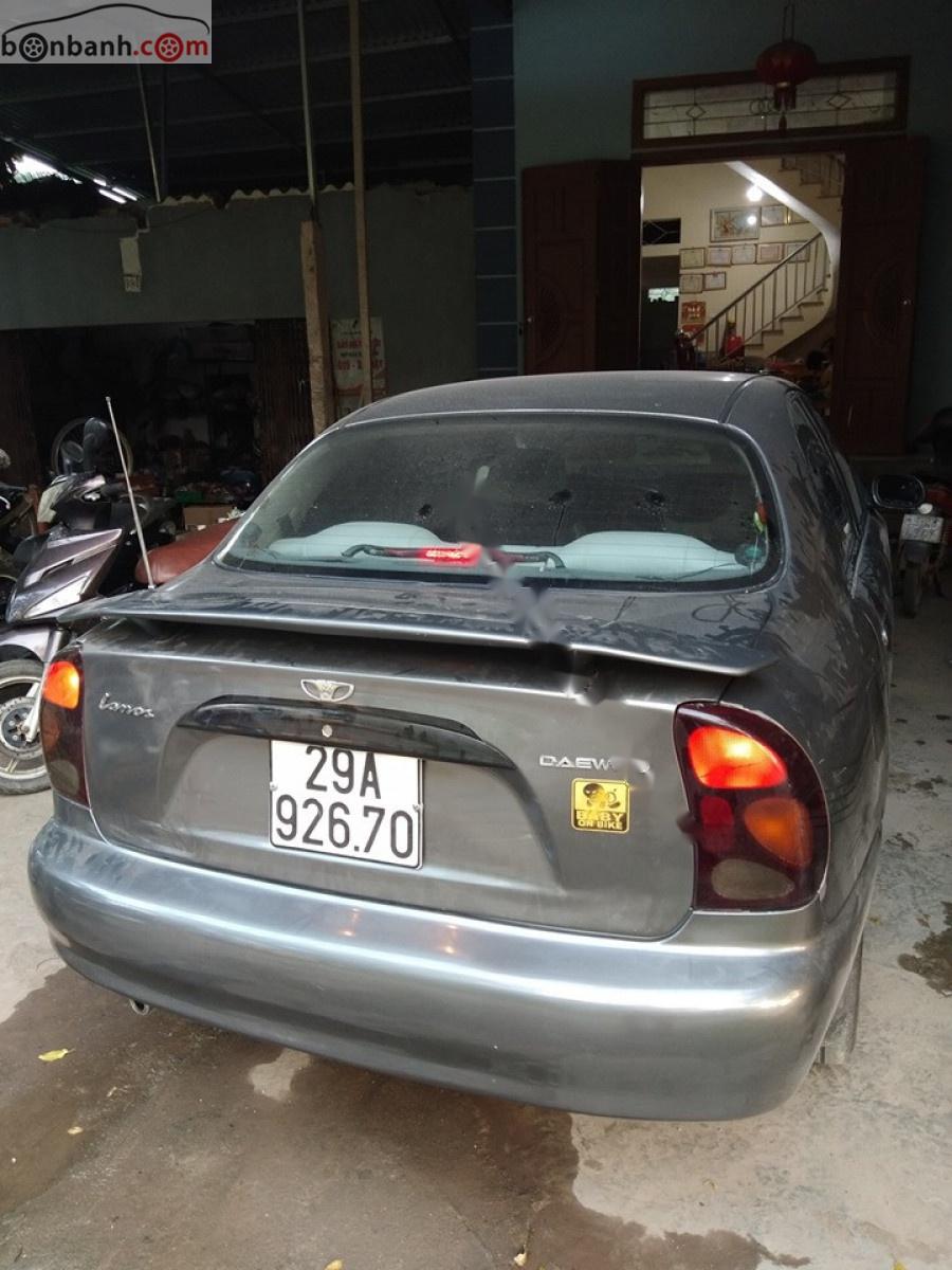 Daewoo Lanos SX 2001 - Bán Daewoo Lanos SX đời 2001, màu xám, giá chỉ 68 triệu