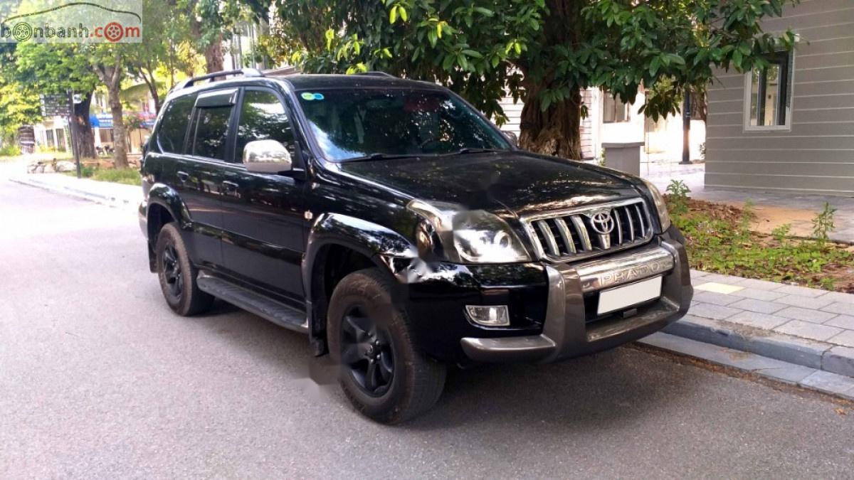 Toyota Prado GX 2.7 AT 2007 - Chính chủ bán Toyota Prado GX 2.7 AT năm 2007, màu đen, xe nhập