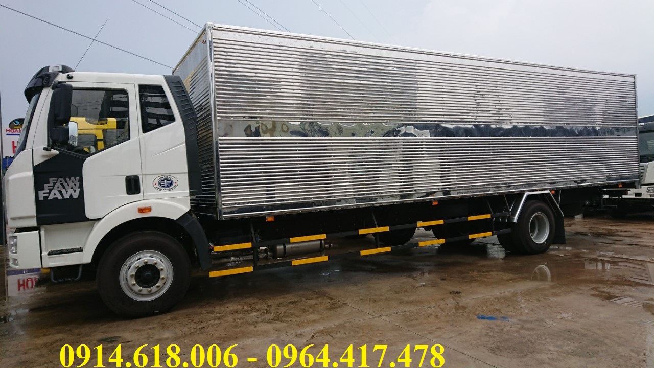 Howo La Dalat 7T25 2019 - Bán xe FAW xe tải thùng 9M5, 7T25 đời 2019, màu trắng, nhập khẩu nguyên chiếc