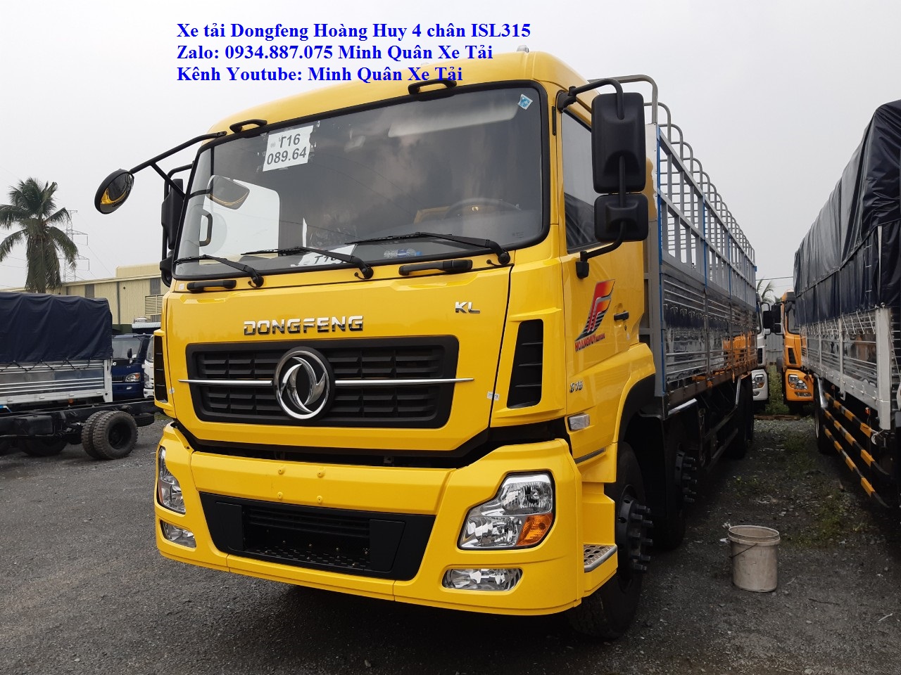 JRD 2019 - Công ty bán xe tải dongfeng hoàng huy ISL315 4 chân 17T9 – 17.9 tấn nhập khẩu