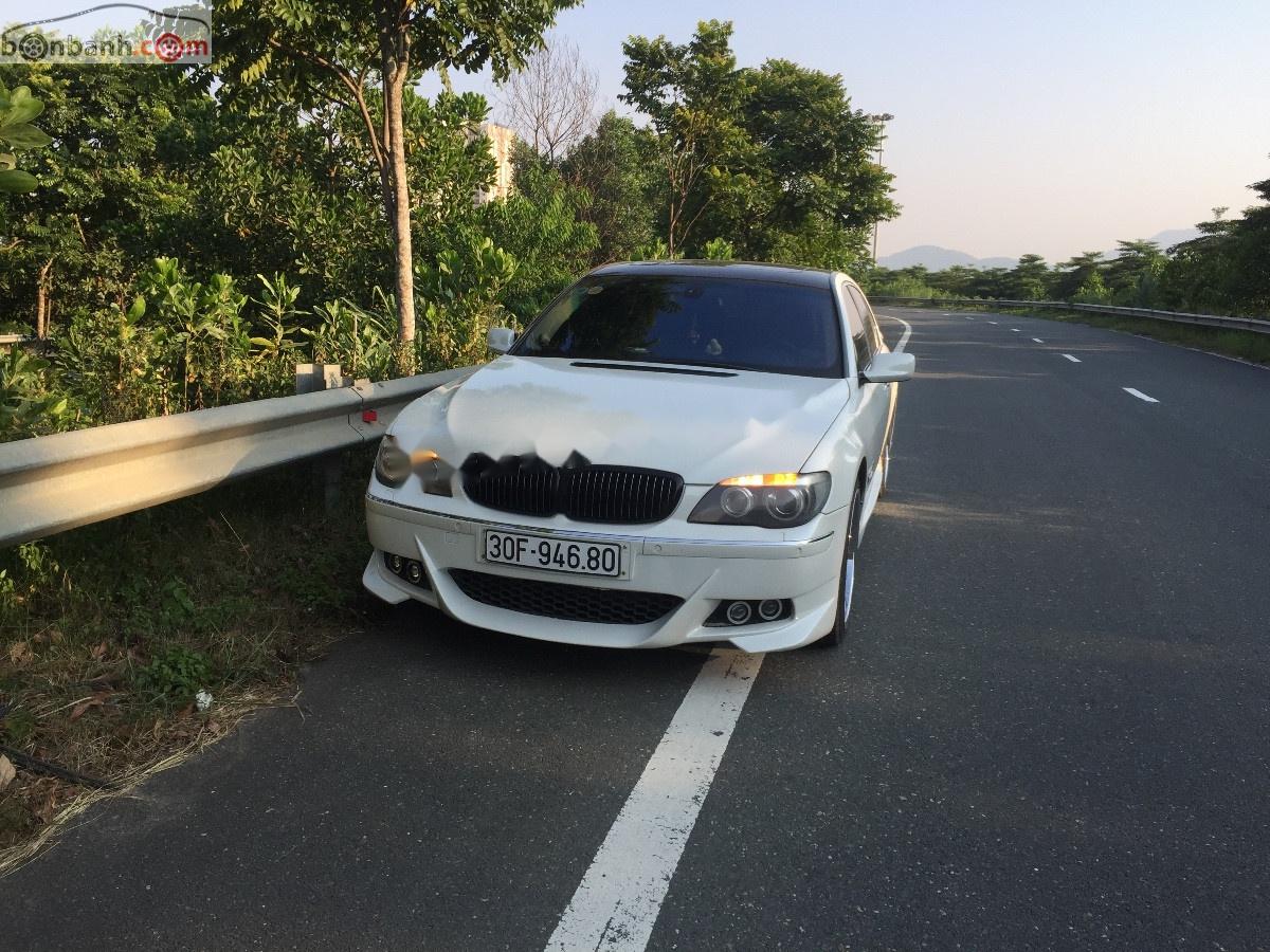 BMW 7 Series 2005 - Bán BMW 750Li đời 2005, màu trắng, nhập khẩu