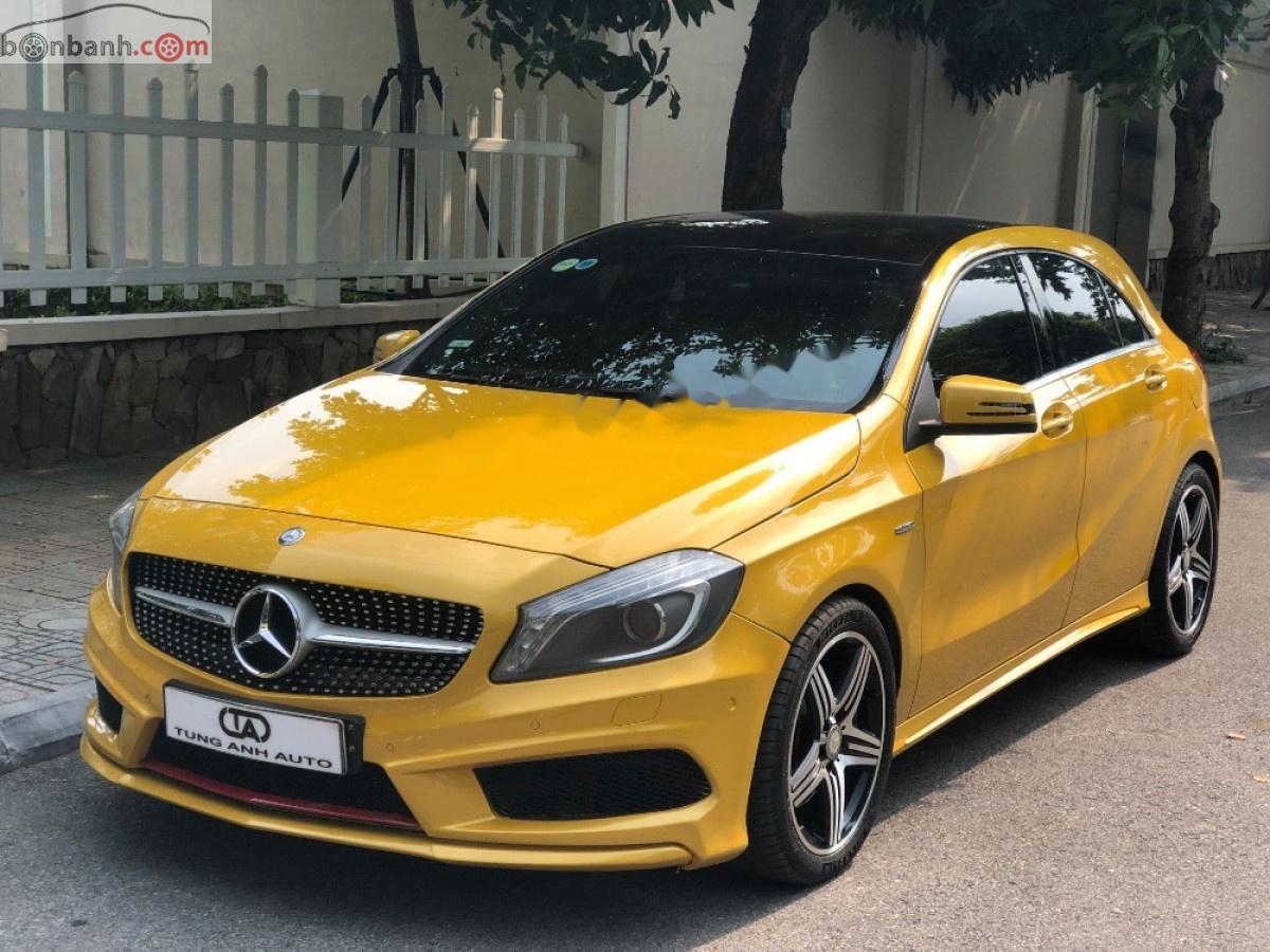 Mercedes-Benz A class 2013 - Bán Mercedes A250 Sport AMG sản xuất năm 2013, màu vàng, nhập khẩu 