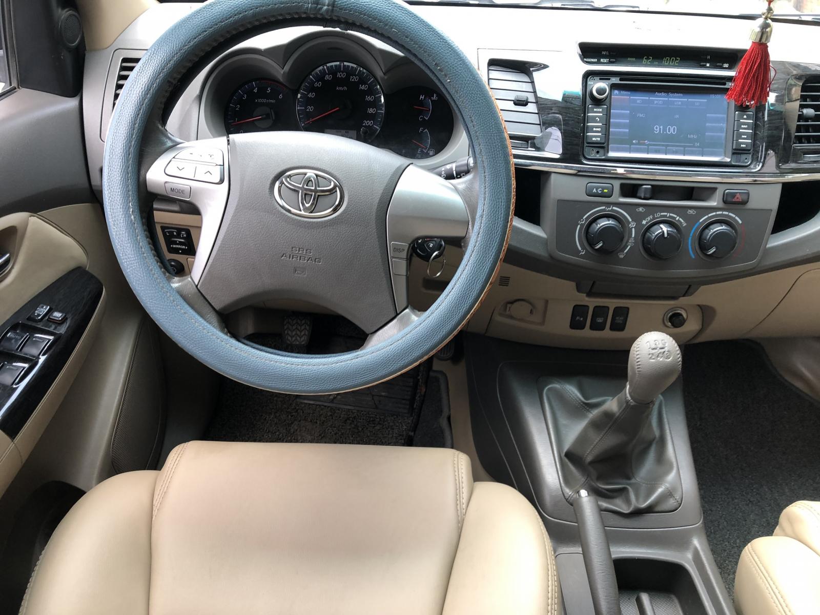 Toyota Fortuner 2.5G 2015 - Cần bán xe Toyota Fortuner 2.4G 2014 dk 2015 , màu bạc