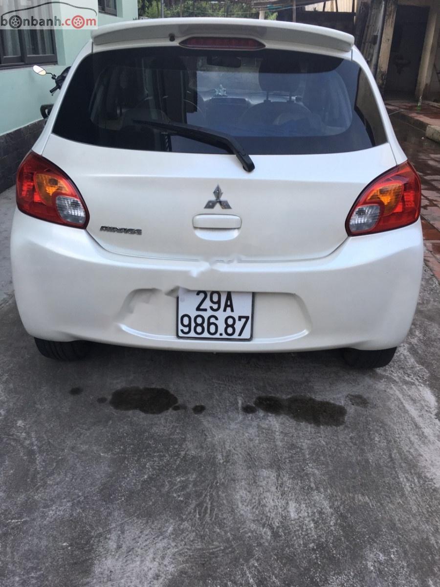 Mitsubishi Mirage   2013 - Bán lại xe Mitsubishi Mirage 2013, màu trắng, nhập khẩu