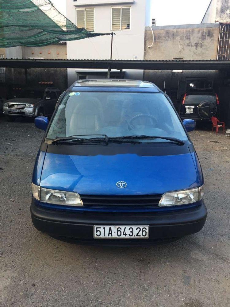 Toyota Previa 1991 - Cần bán Toyota Previa đời 1991, màu xanh lam, xe nhập