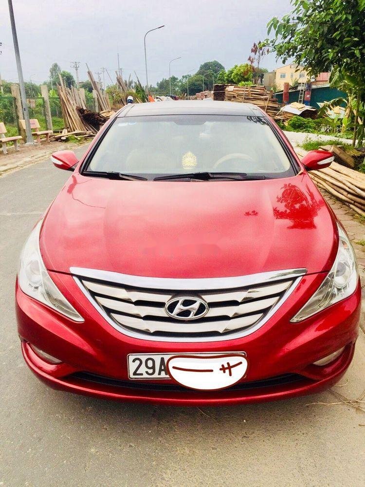 Hyundai Sonata 2010 - Cần bán gấp Hyundai Sonata đời 2010, màu đỏ, nhập khẩu, biển Hà Nội