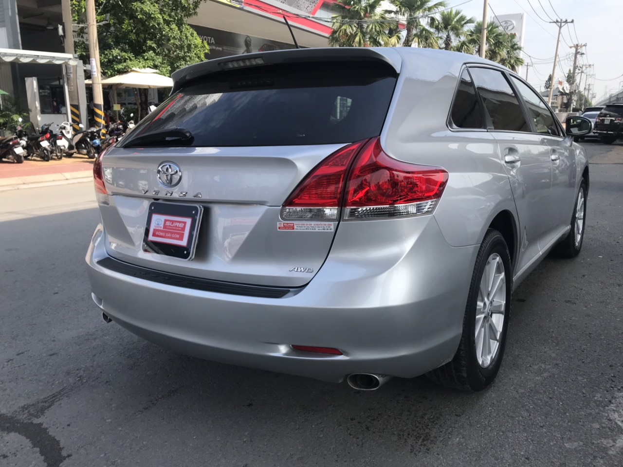 Toyota Venza 2.7 full 2009 - Bán Toyota Venza 2.7 full năm 2009, màu bạc, nhập khẩu nguyên chiếc, 750tr