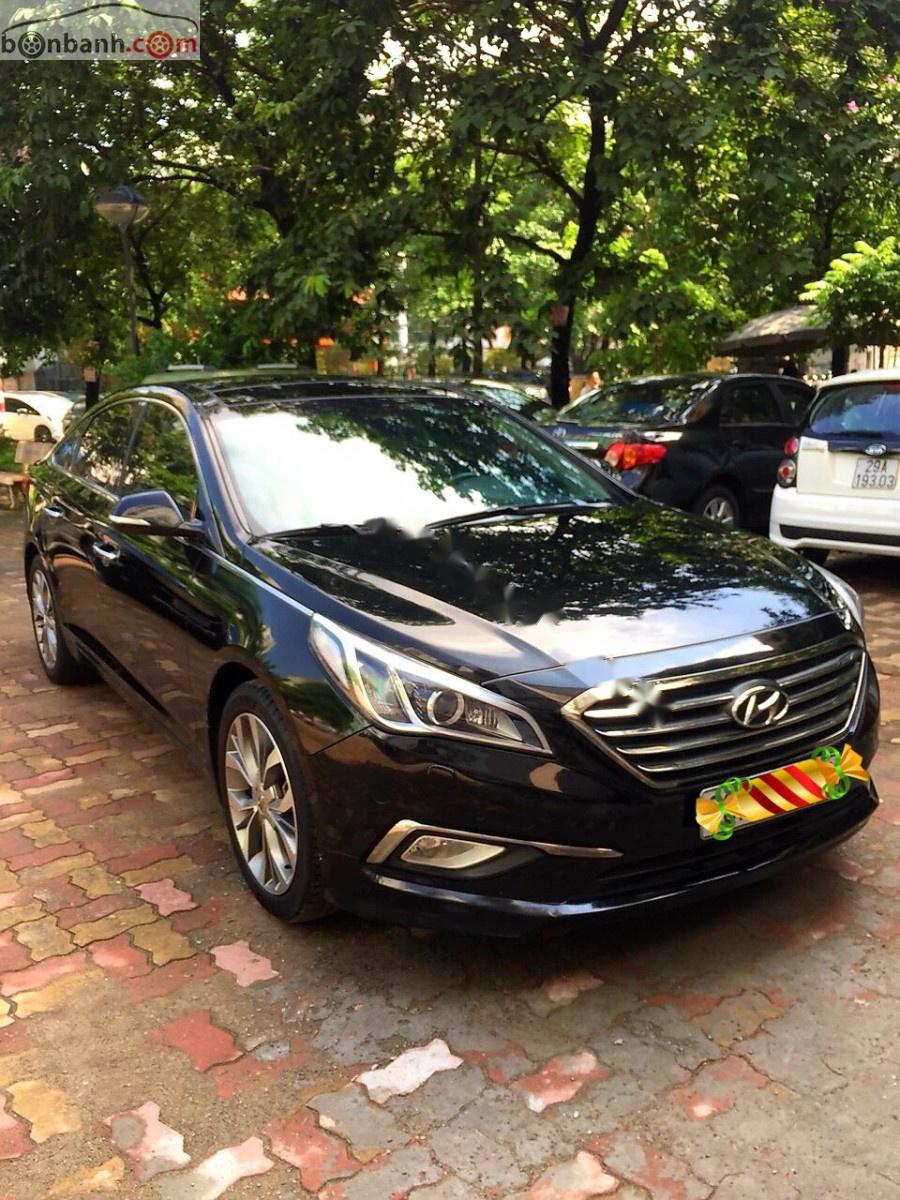 Hyundai Sonata 2015 - Bán Hyundai Sonata đời 2015, màu đen, nhập khẩu Hàn Quốc