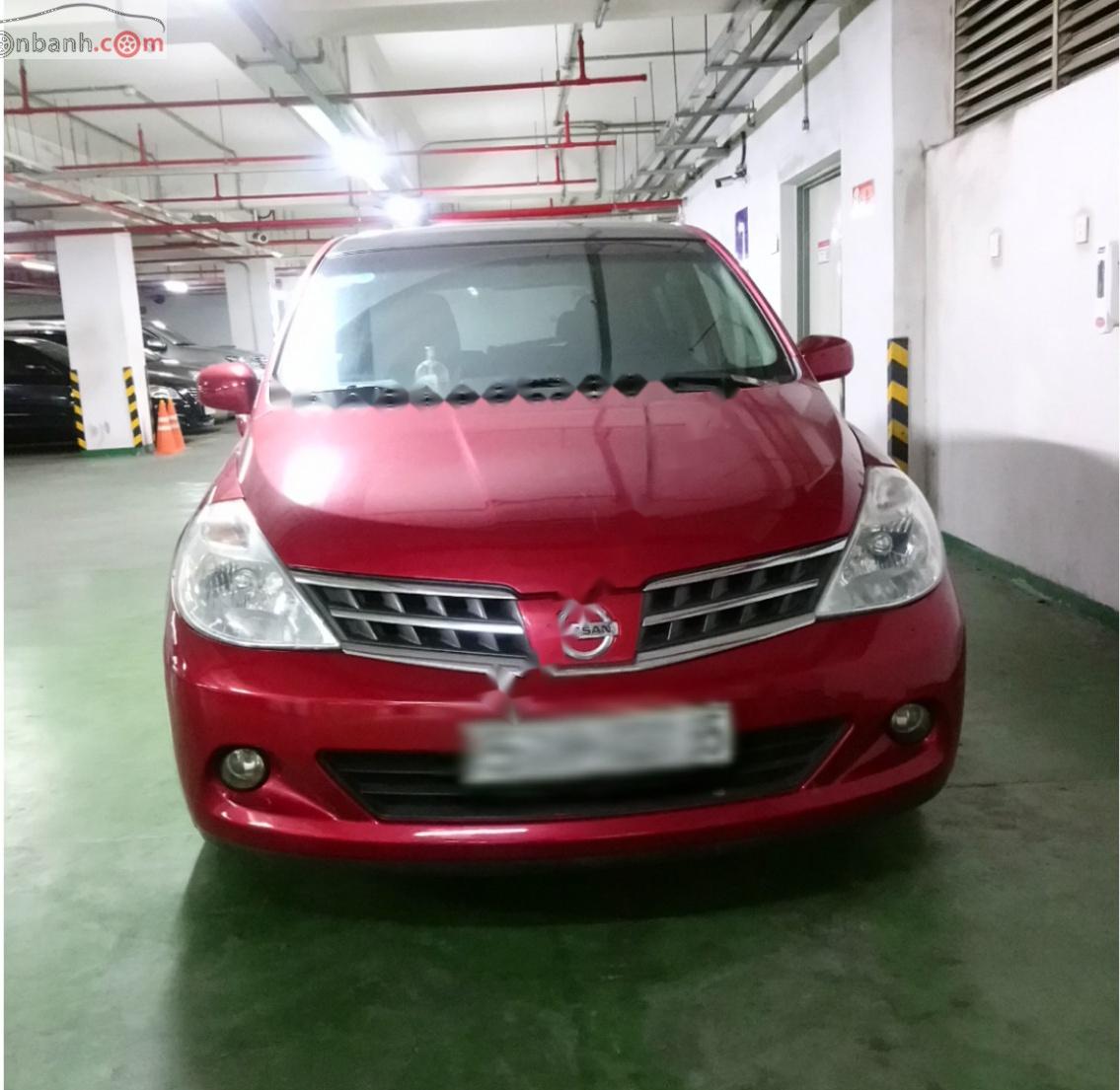 Nissan Tiida 2010 - Cần bán Nissan Tiida 1.6 AT đời 2010, màu đỏ, xe nhập, chính chủ 