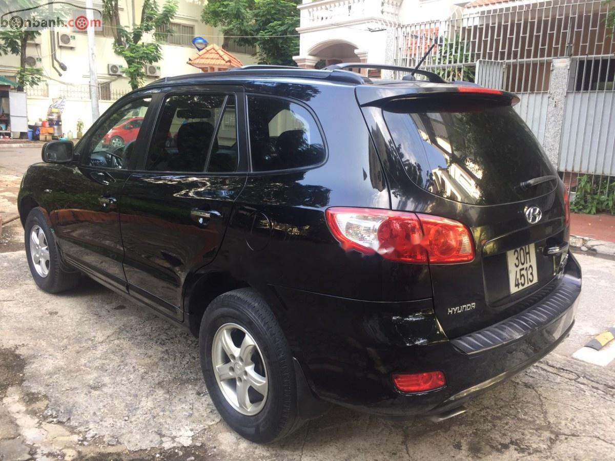 Hyundai Santa Fe 2007 - Cần bán Hyundai Santa Fe năm 2007, màu đen, nhập khẩu Hàn Quốc  