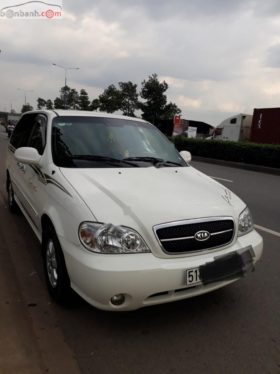 Kia Carnival 2007 - Cần bán Kia Carnival GS 2.5 MT sản xuất 2007, màu trắng, chính chủ