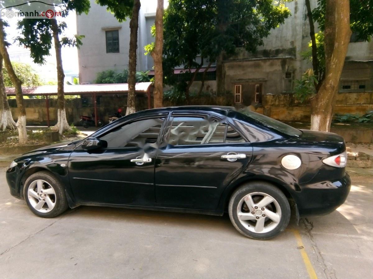 Mazda 6   2003 - Bán ô tô Mazda 6 2003, màu đen, giá chỉ 159 triệu