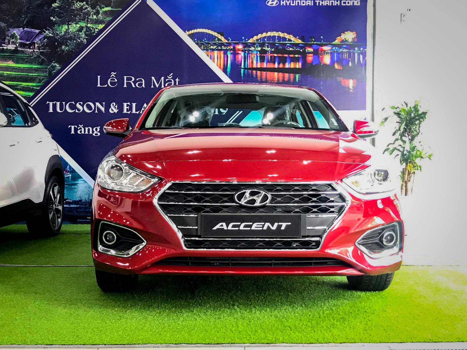 Hyundai Accent AT DB 2019 - Bán ô tô Hyundai Accent AT DB sản xuất 2019, màu đỏ, 550tr