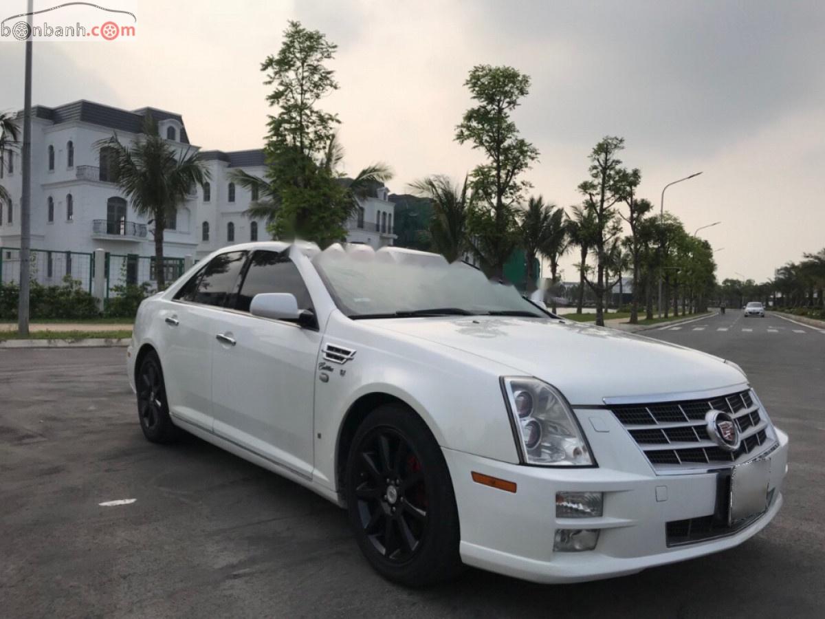 Cadillac STS 2008 - Bán Cadillac STS năm 2008, màu trắng, nhập khẩu nguyên chiếc chính chủ, 695 triệu