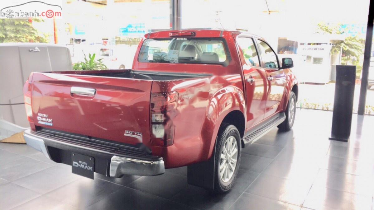 Isuzu Dmax LS Prestige 1.9L 4x4 MT 2018 - Cần bán Isuzu Dmax LS Prestige 1.9L 4x4 MT sản xuất 2018, màu đỏ, xe nhập, giá 600tr