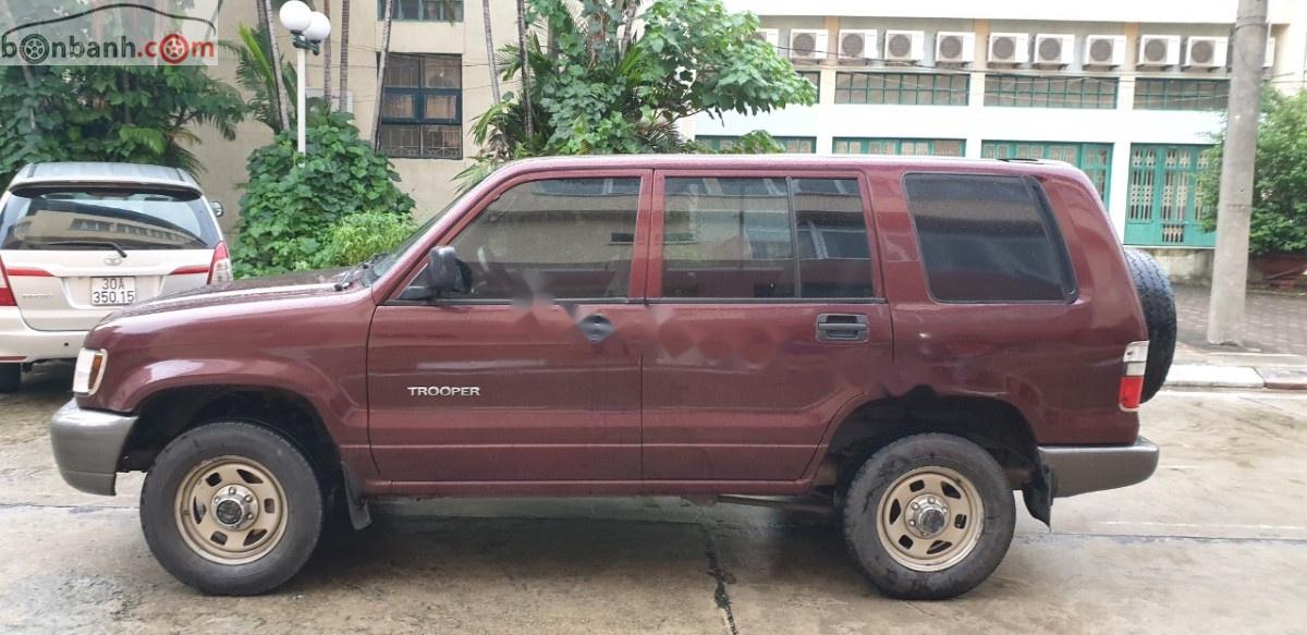 Isuzu Trooper 2000 - Cần bán lại xe Isuzu Trooper năm 2000, màu đỏ, xe nhập, giá 99tr