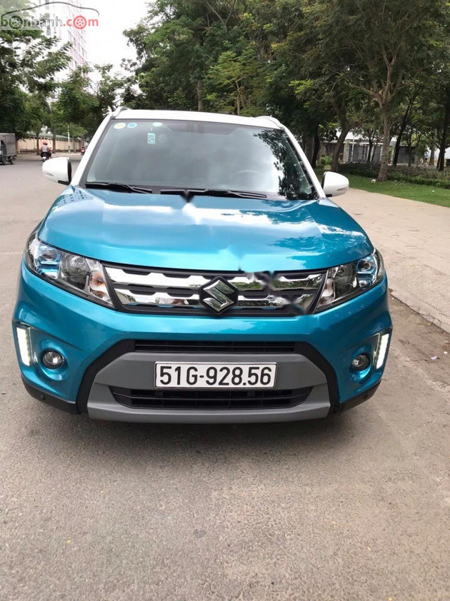 Suzuki Vitara 2016 - Cần bán lại xe Suzuki Vitara đời 2016, màu xanh lam, nhập khẩu