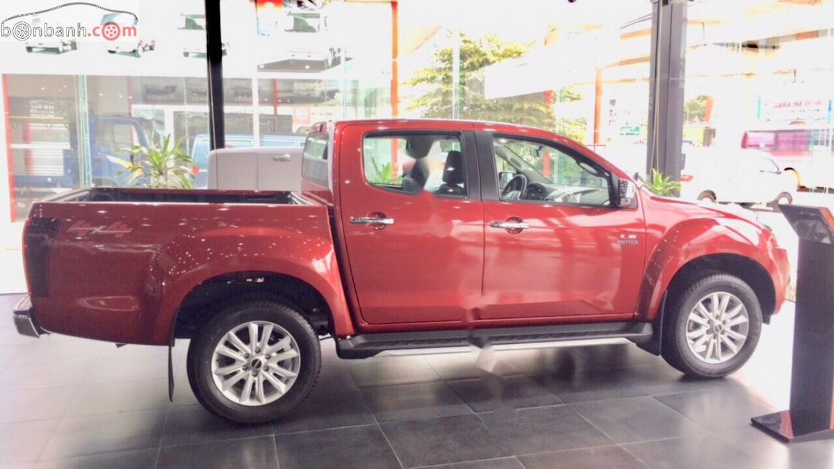 Isuzu Dmax LS Prestige 1.9L 4x4 MT 2018 - Cần bán Isuzu Dmax LS Prestige 1.9L 4x4 MT sản xuất 2018, màu đỏ, xe nhập, giá 600tr