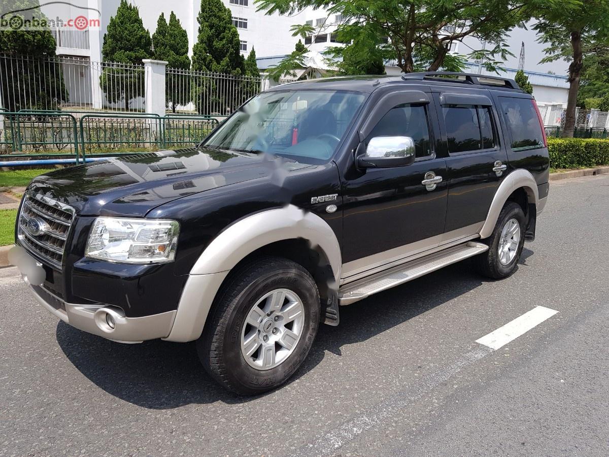 Ford Everest 2007 - Bán Ford Everest 2.5L 4x2 MT đời 2007, màu đen, xe gia đình